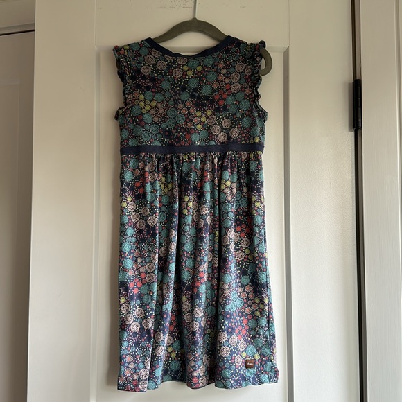 Size 7 Tea Collection wrap-neck sleeveless dress - Picture 6 of 7